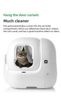 Toilet Para Gatos Inteligente Petkit Con Cortina Magnética Antipolvo 2.0 Compatible Con MAX MAX 2 MAX pro Caja De Arenero Para Gatos - details 4