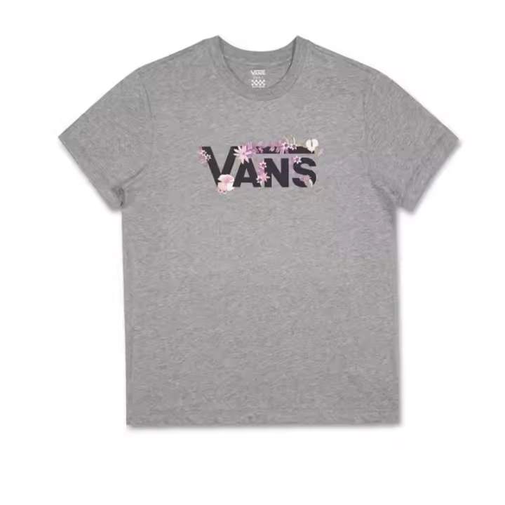 WM Drop V Floral BF  Casual Skate Camisetas, beisboleras y polos Mujer - 1