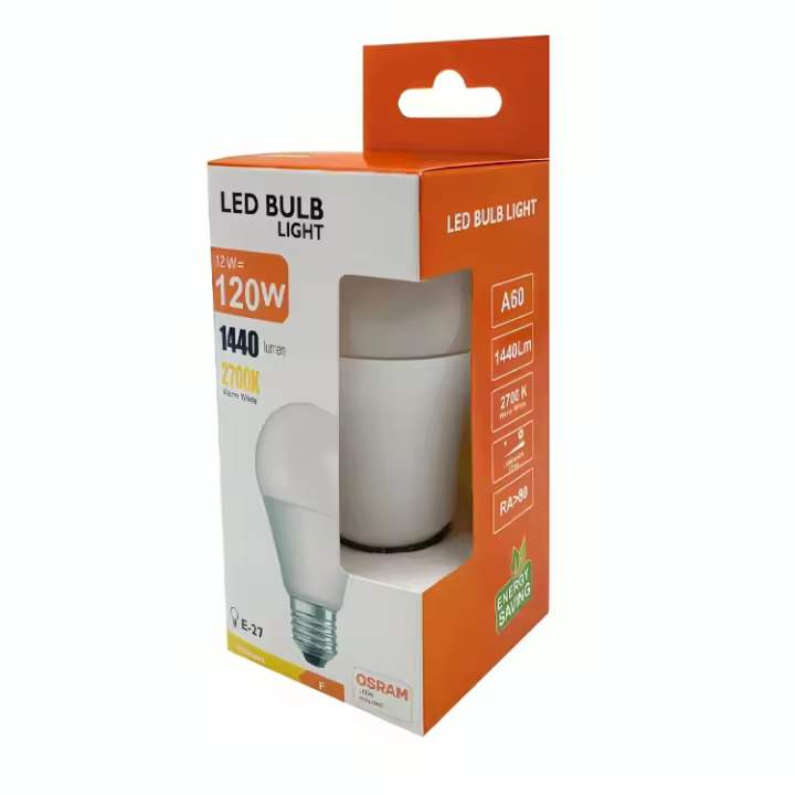 FACTORLED BOMBILLAS LED 12W OSRAM E27 A60, PACK 10 UNIDADES, 1440 LM GRAN LUMINOSIDAD, LUZ BLANCA  2700K - 4000K- 6000K - 1