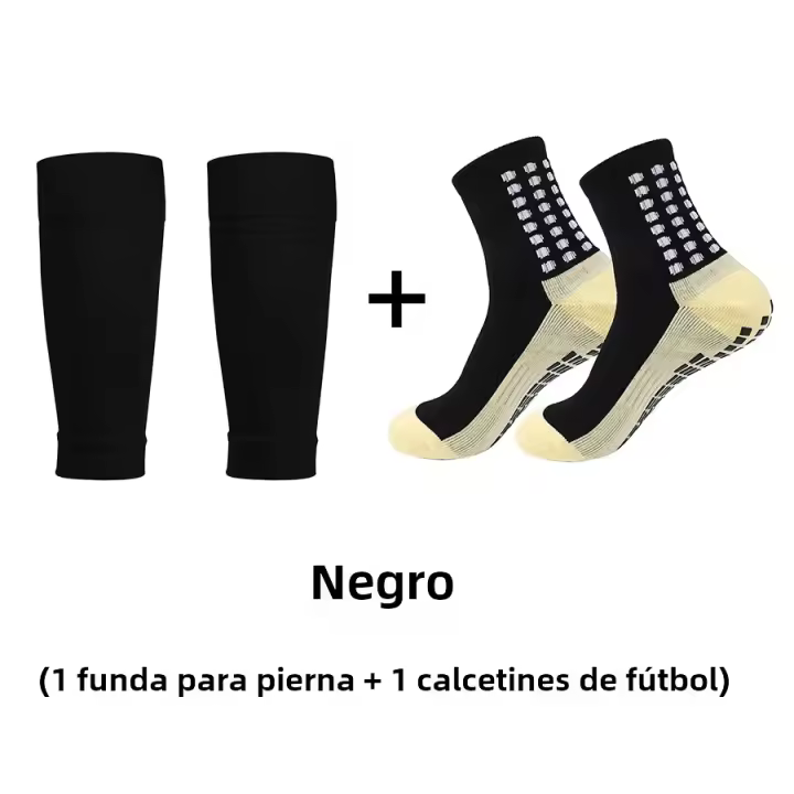 Protector De Rodilla Y Pies Para Fútbol De Alta Elasticidad Para Adultos Y Adolescentes Equipamiento Deportivo Antideslizante Calcetines De Fútbol Para Exterior - 1