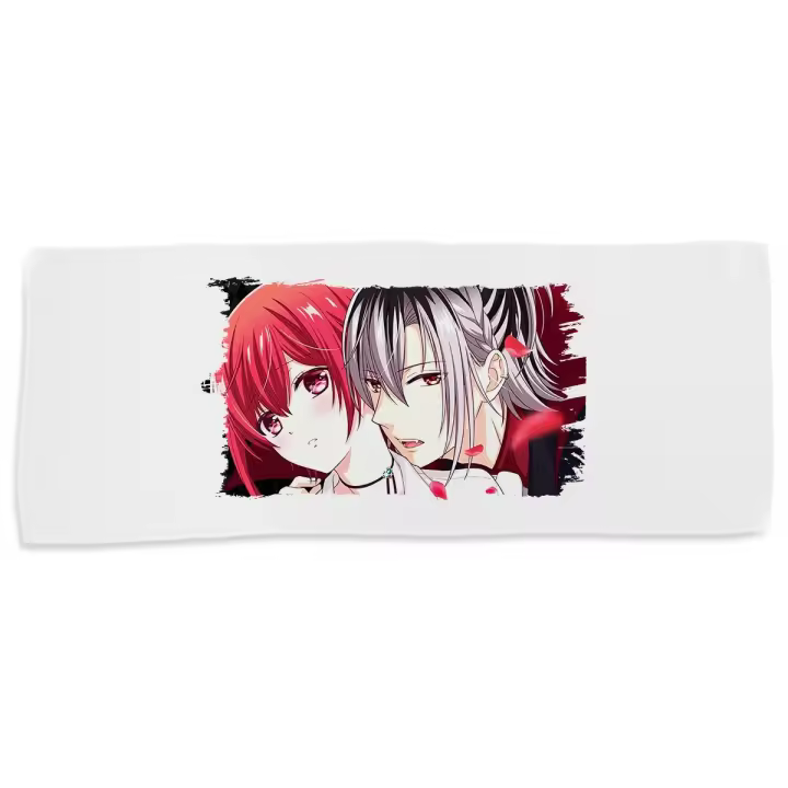 MERCHANDMANIA TOALLA MEDIANA GIMNASIO ABSORBENTE vampire dormitory serie anime vampiros suave con bolsita - 1