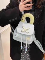 Mochipa Vaquera de moda con contraste de Colores, Bolso de Mujer popular, nuevo estilo, personalidad, Bolso de mano versátil y elegante - details 0