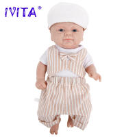 Muñeca De Silicona Completa IVITA WB1512CT Para Niños 36cm Con Pacificador Magnético Muñeco De Peluche Suave Para Niños Juguetes De Navidad - details 21
