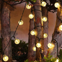 Luces De Cadena Solar LED 5m 20LED Luz Cálida Impermeable Para Decoración De Jardín Bodas Y Navidad Lámpara De Exterior - details 8