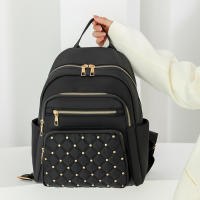 Mochila De Moda Para Mujer De Alta Calidad En Nylon Gran Tamaño Para Viajes Escolares Bolsa De Hombro Para Chicas Adolescentes - details 8