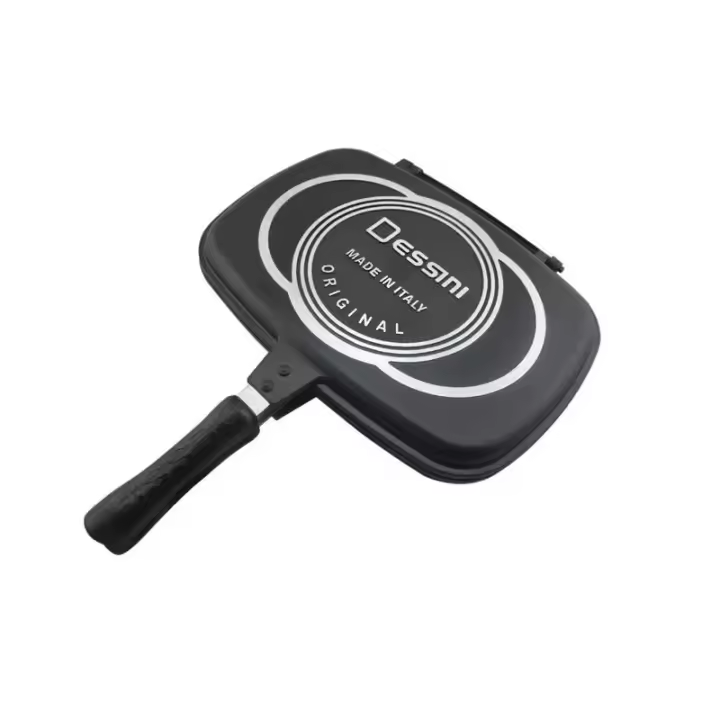 Sartén De Doble Cara Antiadherente Para Barbacoa Y Asado Cocina Ecológica De Aluminio 32cm Herramientas De Cocina - 1