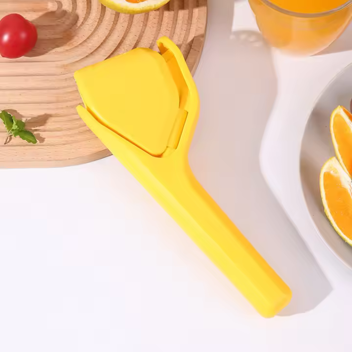1PC Eje Manual De Limonera Fácil De Sujetar Para Exprimir Limones Plástico Material Estilo Horizontal Medición En Unidades - 1