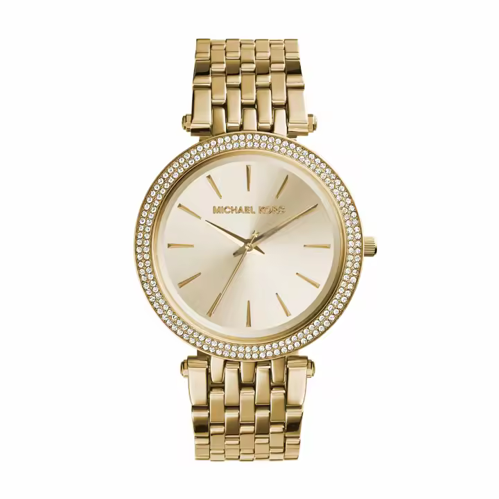 Mi chae l-Kor s Reloj Darci para Mujer, Movimiento de Cuarzo de Tres Agujas en Tono Dorado con Correa de Acero Inoxidable MK3191 - 1