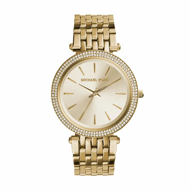 Mi chae l-Kor s Reloj Darci para Mujer, Movimiento de Cuarzo de Tres Agujas en Tono Dorado con Correa de Acero Inoxidable MK3191 - 1