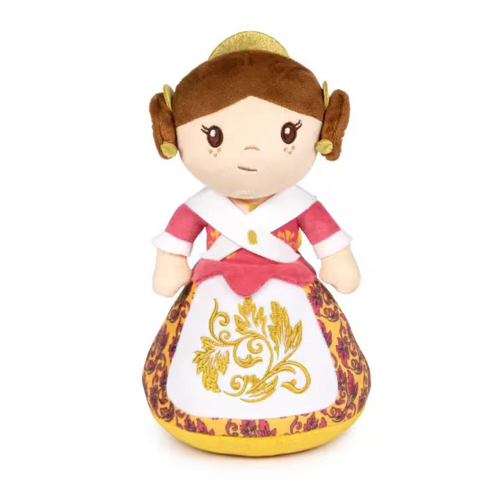 PELUCHE LES FALLERETES - FALLERA PILAR 22 CM, 760025794, TIENDA CON LICENCIA OFICIAL - 1