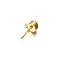 50Pcs Postes De Aretes Con Piedras Preciosas De 4 5 6 Mm Para DIY Componentes De Aretes Accesorios De Metal Para Joyería - details 1