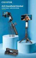 Comitok A10 Gimbal Portátil Con Soporte Interchangeable Para Smartphone/Cámara Deportiva Luz De Rellenado Pala Extensible Control Remoto - details 0