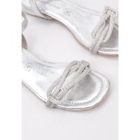 Sandra Fontán PATMOS Sandalias Planas Mujer Plateado - details 1