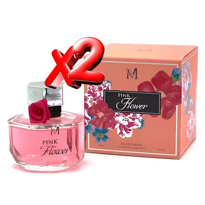 2 UNIDADES Pink Flower Eau de Parfum pour femme 100ml Montage Brands Fragancia inspirada en otros perfumes Perfume Mujer - 1