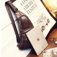 Bandolera de piel de vaca auténtica para hombre, bolso de hombro cruzado informal de un solo pecho y espalda, para viaje, nuevo - details 10