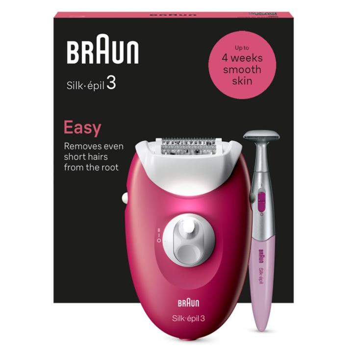 Braun se3-202 body shaver hair removal with tweezers 1 speeds | black
