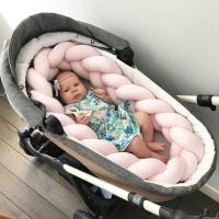 Almohada de sofá con Bola anudada Larga Tejida Danesa, almohada Creative de trenza nórdica para Cama Infantil. - details 4