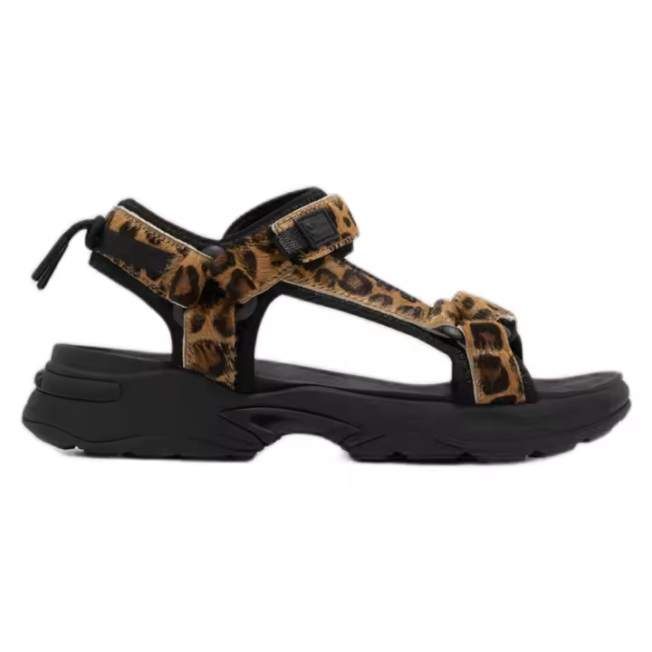 Sandalias marca D.Franklin modelo Dfsh406002-Leop para mujer en color beig - 1