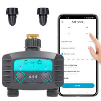 Válvula De Solenoide Inteligente Para Riego De Jardín MUCIAKIE Timer De Agua 2-Maneras Compatible Con WiFi Y Bluetooth Control Remoto Por Teléfono Móvil - details 1