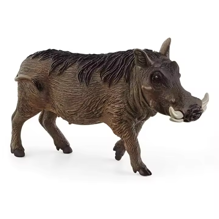 Figura de Jabali Verrugoso de 5 cm de Coleccion. Schleich 14843 - 1