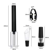 Abrepuertas De Vino Con Bomba De Aire Sellador De Vacío Para Cerveza Herramienta Para Sacar Tacos De Acero Inoxidable Accesorio De Cocina - details 0