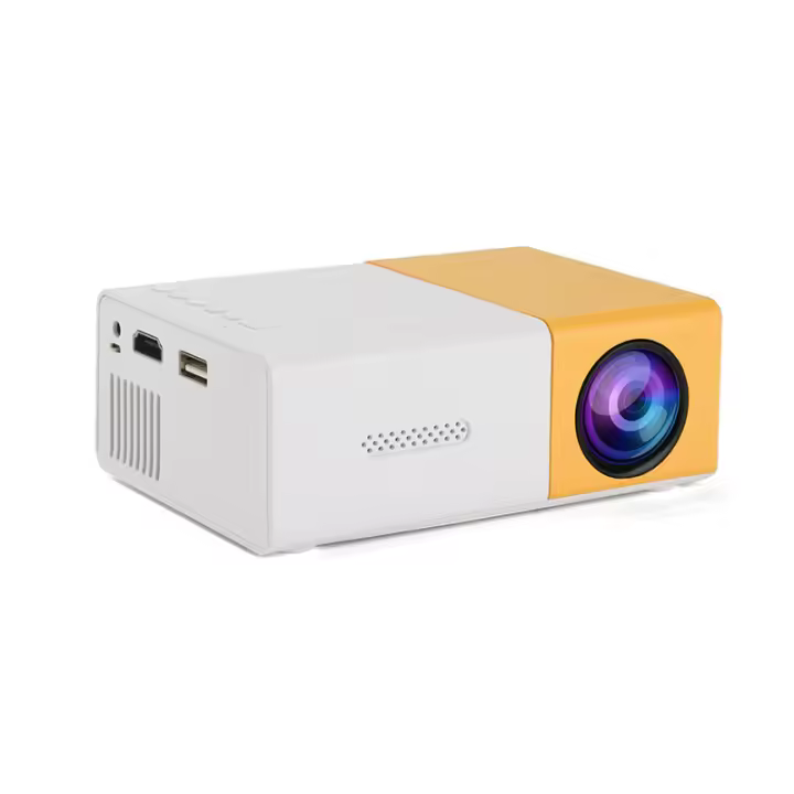Mini Proyector de Vídeo Portátil LED HD 1080P - Brillo Mejorado - Imagen Clara - Múltiples Interfaces - 1