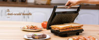 Aigostar Sandwicheras y Panini, Parrilla Eléctrica, Grill (Apertura de 180º, Placas Antiadherentes, 1000W) - details 2