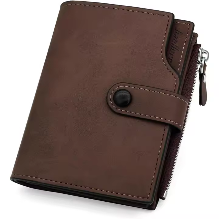 Cartera Hombre with Boton,15 Ranoraspara Tarjetas de Crédito Carteras para Hombre with RFID Protección Monedero Billetero Hombre - 1