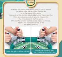 Juego de futbolín portátil, Juego Deportivo Interactive para niños y niños de 7 a 12 años, ideal para Regalos de Fiesta familiar (10 Bolas) - details 4
