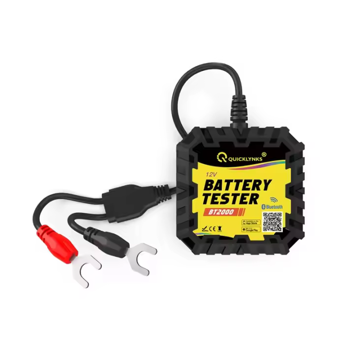 Monitor De Batería Bluetooth QUICKLYNKS BT2000 12V Para Android IOS PK BM200 pro Prueba De Encendido Y Carga 100-2000 CCA Compatible Con Baterías De Agua Y Gel - 1