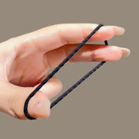 100pcs Cinturones Para El Cabello De Color Sólido Elásticos De Goma Accesorios Para El Cabello Diademas Scrunchie Para Mujeres - details 5