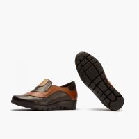 Mocasines y náuticos mujer PASODOBLE 2701-05 ZAPATO PIEZAS MARRON-CUERO-TAUPE 29824 23I - details 0