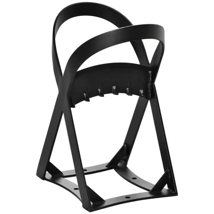 Outsunny Divisor de Madera Manual de Acero al Carbono Divisor de Leña Herramienta Rápida para Dividir Leña Fácil de Usar para Acampar al Aire Libre Negro 9.5" x 8" x 14.5" - 1