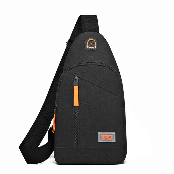 Mochila Grande Para Hombres Moda Casual Con Contraste De Colores Bolso Transversal De Negocios Con Cierre De Cremallera Material Principal De Poliéster - 1