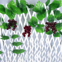 4PCS Vinateras Artificiales De Plástico Con Hojas Verdes Decoración De Pared De Plantas Para Hogar Jardín Bodas Y Fiestas - details 10