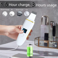Limpieza Facial Profunda Con Scraper Ultrasonido Eliminador De Acné Y Arrugas Rejuvenecimiento De Piel USB Recargable Plástico - details 9