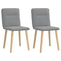 vidaXL Sillas de comedor 2 unidades en color Lino/Crema/Verde oscuro y más | cómodas modernas ergonómicas para comedor cocina salón hogar - details 3