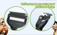 Peine Para Mascotas 2 Lados Rake De Undercoat Para Perros Y Gatos Eliminador De Enredos Y Matas Seguro Y Eficaz 29 Dientes - details 1