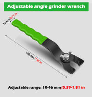 Llave De Desmontaje Ajustable Para Amoladora Angulada 10-46mm Con Mango Cubierto De Goma Herramienta Para Cambiar Disco De Amolado - details 8