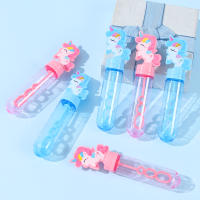 Botella De Jabón Con Tubo De Burbujas De Unicornio Azul Y Rosa Decoración Para Fiesta De Cumpleaños De Niños Regalos Para Invitados De Baile De Quinceañera Y Showers De Bebés - details 0