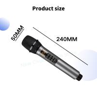 Nuevo Micrófono Inalámbrico Profesional ECHO Dual Canal UHF Para Fiesta Karaoke Iglesia Performance En Escenario Distancia Larga - details 8