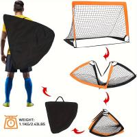 Red De Fútbol Portátil Para Jardín Obra De Arte Plegable Para Entrenamiento Infantil En Interiores Y Exteriores Pop up - details 1