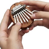 Mini Kalimba De Madera De 8 Teclas Calidad Superior Exquisita Piano De Dedos Regalo Musical Accesorio De Alta Calidad - details 6