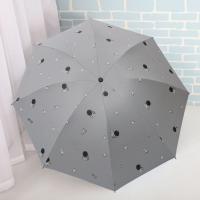 Parasol Portátil De Protección UV Resistente Al Viento Mini Sombrilla Negra Gruesa Para Proteger Del Sol Y Lluvia Móvil Al Aire Libre - details 11