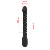 Vibrador Anal Doble Motor Con 10 Velocidades Juguetes Sexuales Para Hombres Y Mujeres Plugs De Anal Estimulador Prostate Massajeador De Silicona 20x2x2cm - details 4