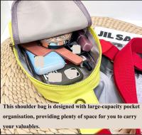 Bolso bandolera para mujer, bolsos de béisbol retro para mujer con correa ancha ajustable, bolsos de mano y bolso de hombro Cortex para mujer o niña - details 1