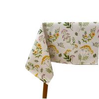 Mantel de Hulehule Tex - PVC Estampado Flores Plantas Blanco Antimanchas Resistente al Agua - Precio por Metro Lineal - details 0