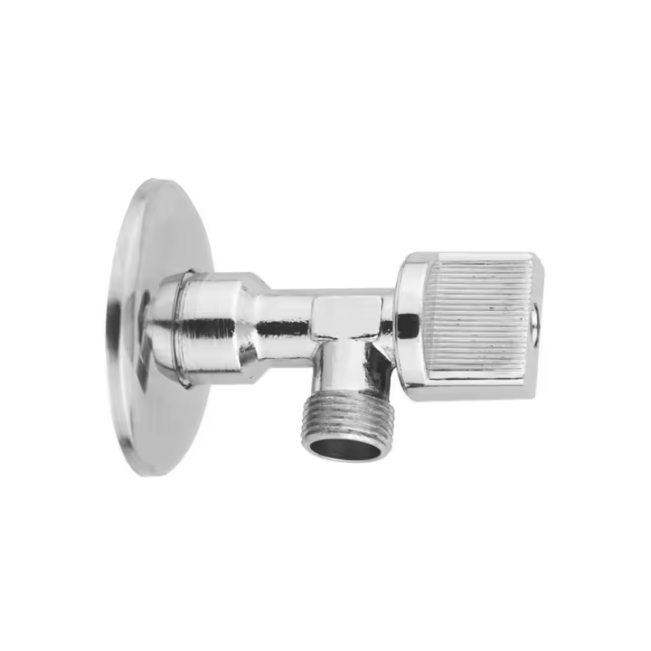 Tienda BIT Llave válvula Escuadra 1/2 3/8. Llave de Paso de Agua para Cisterna WC Grifo Cocina baño lavabo - 1