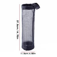 Soporte De Saco De Basura De Acero Inoxidable Organizador De Bolsas De Supermercado Y Toallas Para Cocina Y Armarios - details 15