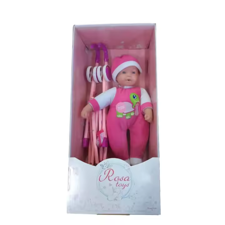 Muñeca con carrito de 45 cm de altura de Rosa Toys referencia 4622 - 1